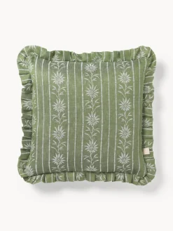 Cojín artesanal con ribete Mako