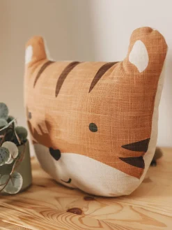 Cojín artesanal de algodón Savannah