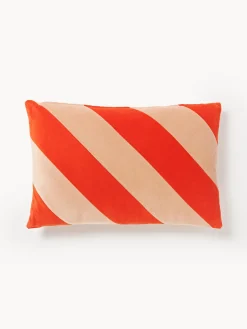 Cojín artesanal de algodón Striped