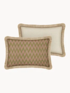 Cojín artesanal para exterior Rosita