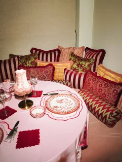 Cojín artesanal para exterior Laura