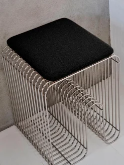 Cojín de asiento alto en tejido bouclé Curva