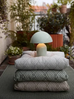 Cojín de asiento de exterior con estampado gráfico Milano