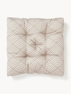 Cojín de asiento de exterior con estampado gráfico Milano