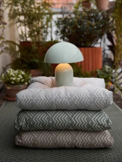 Cojín de asiento de exterior con estampado gráfico Milano