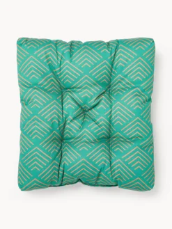 Cojín de asiento de exterior con estampado gráfico Milano