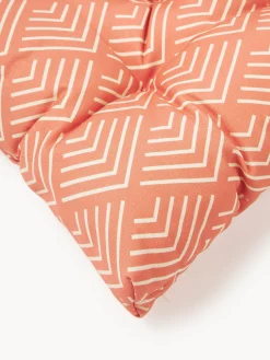 Cojín de asiento de exterior con estampado gráfico Milano