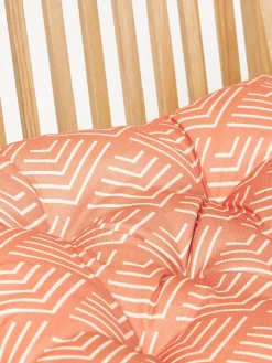 Cojín de asiento de exterior con estampado gráfico Milano