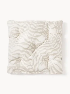 Cojín de asiento para exterior estampado jacquard Ortun