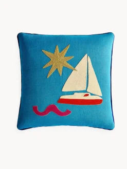 Cojín de lino Playa