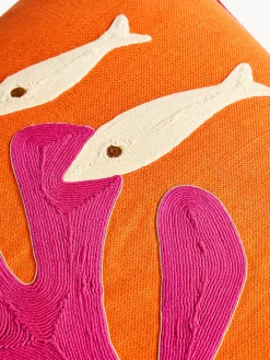 Cojín de lino Playa