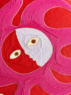 Cojín de lino Playa