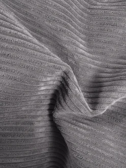 Cojín de suelo de pana Shara