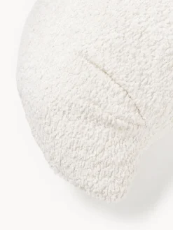 Cojín en forma de croissant en tejido bouclé Fraincois