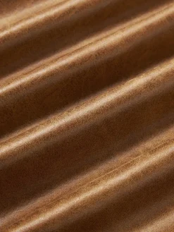 Cojín grande de cuero reciclado sofá Lennon, 50 x 80 cm