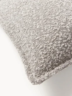 Cojín grande en tejido bouclé sofá Lennon, 50 x 80 cm