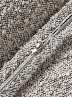 Cojín grande en tejido bouclé sofá Lennon, 50 x 80 cm