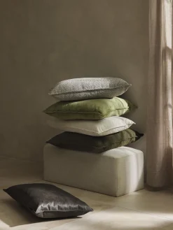 Cojín grande en tejido bouclé sofá Lennon, 50 x 80 cm