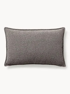 Cojín grande en tejido bouclé sofá Lennon, 50 x 80 cm