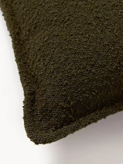 Cojín grande en tejido bouclé sofá Lennon, 50 x 80 cm