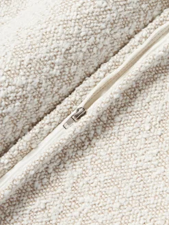 Cojín grande en tejido bouclé sofá Lennon, 50 x 80 cm