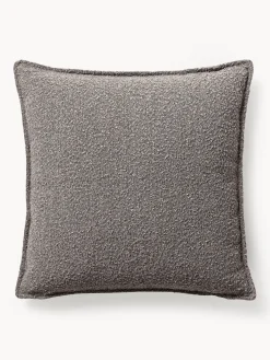 Cojín grande en tejido bouclé sofá Lennon, 70 x 70 cm