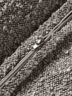 Cojín grande en tejido bouclé sofá Lennon, 70 x 70 cm