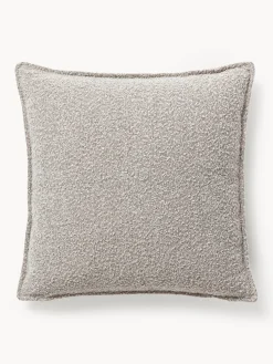 Cojín grande en tejido bouclé sofá Lennon, 70 x 70 cm