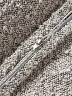 Cojín grande en tejido bouclé sofá Lennon, 70 x 70 cm