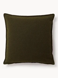 Cojín grande en tejido bouclé sofá Lennon, 70 x 70 cm