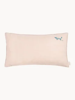 Cojín infantil de lino bordado L1N0