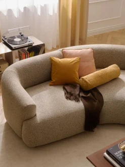 Cojín rulo de pana Kylen