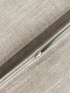 Cojín sofá grande de mezcla de lino Lennon, 70 x 70 cm