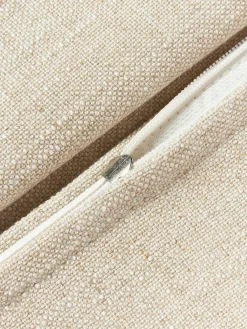 Cojín sofá grande de mezcla de lino Lennon, 70 x 70 cm