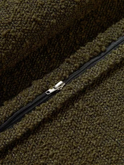 Cojín sofá grande en tejido bouclé Lennon, 60 x 60 cm