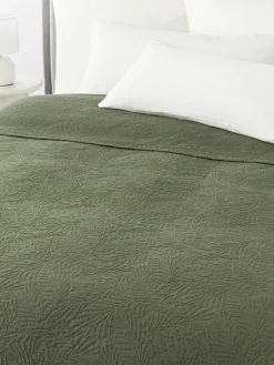 Colcha de algodón texturizada Panra