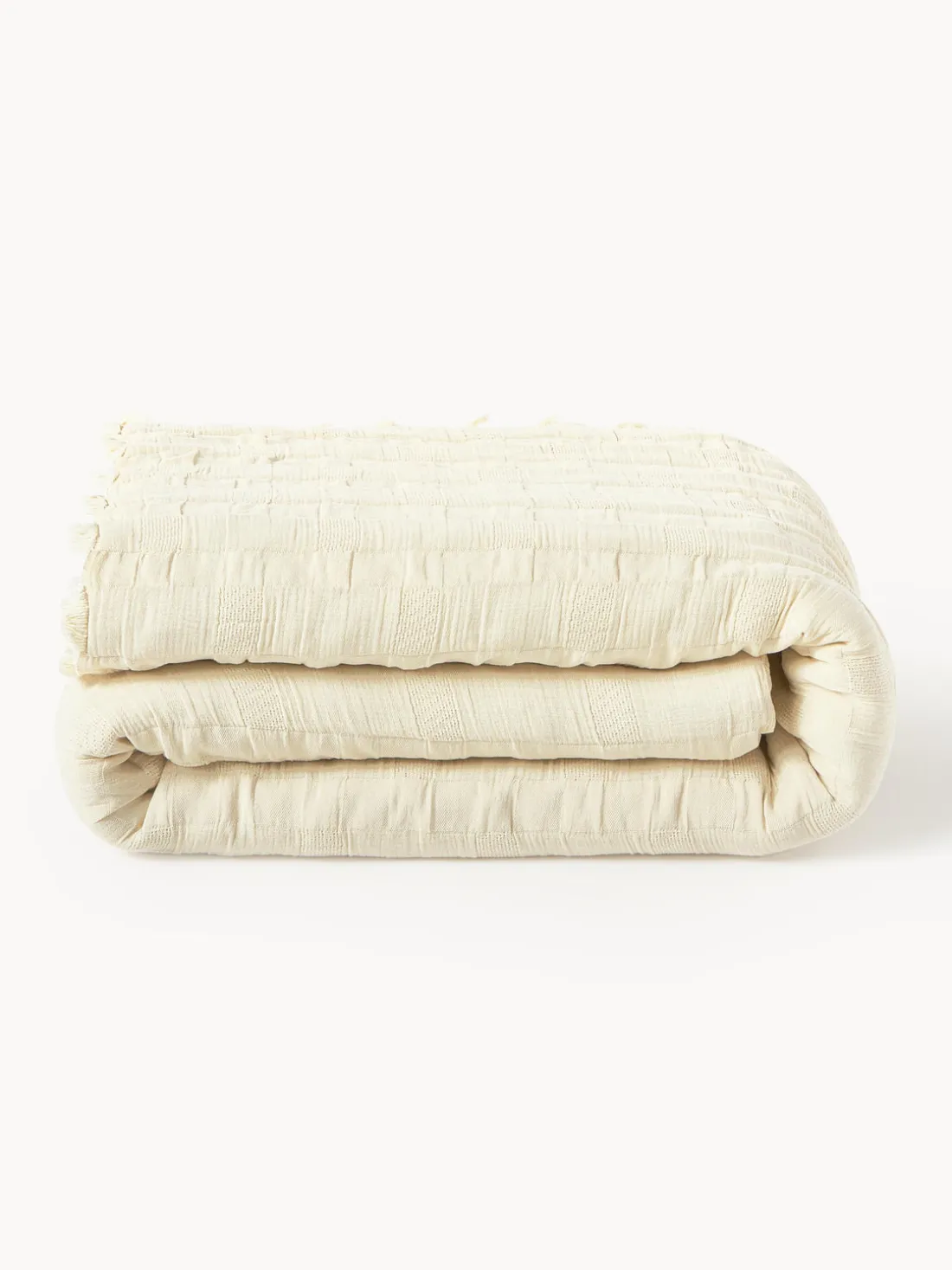 Colcha de muselina con flecos Bethany