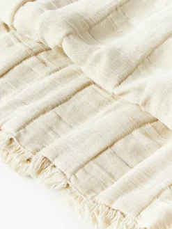 Colcha de muselina con flecos Bethany