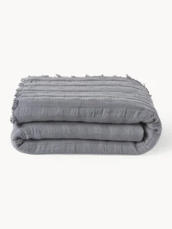 Colcha de muselina con flecos Bethany