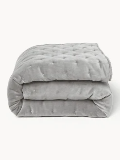 Colcha de terciopelo acolchada Cheryl