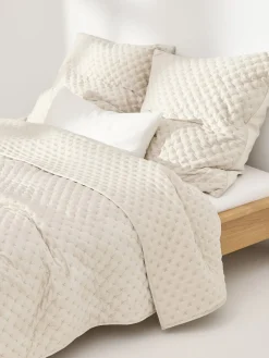 Colcha de terciopelo acolchada Riko