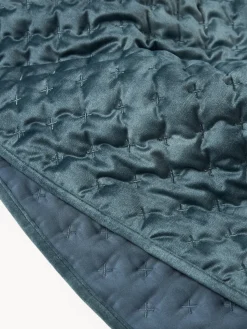 Colcha de terciopelo acolchada Riko