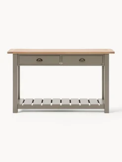 Consola artesanal de madera Eton