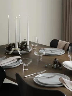 Copa de champán soplada artesanalmente Koyoi