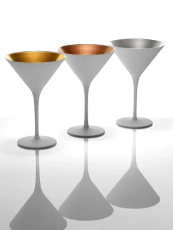 Copas de cóctel de cristal Elements, 6 uds.