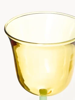 Copas de vino artesanales de vidrio borosilicato Dot, 2 uds.