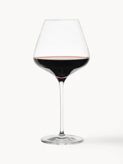 Copas de vino tinto de cristal Quatrophil, 6 uds.