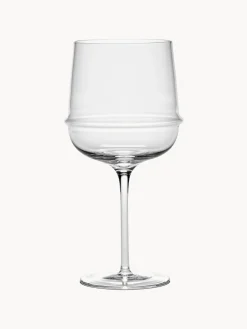Copas de vino tinto sopladas Dune, 4 uds.