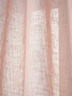 Cortinas semitransparente con cinta de lazo Gardine Ibiza, 2 uds.