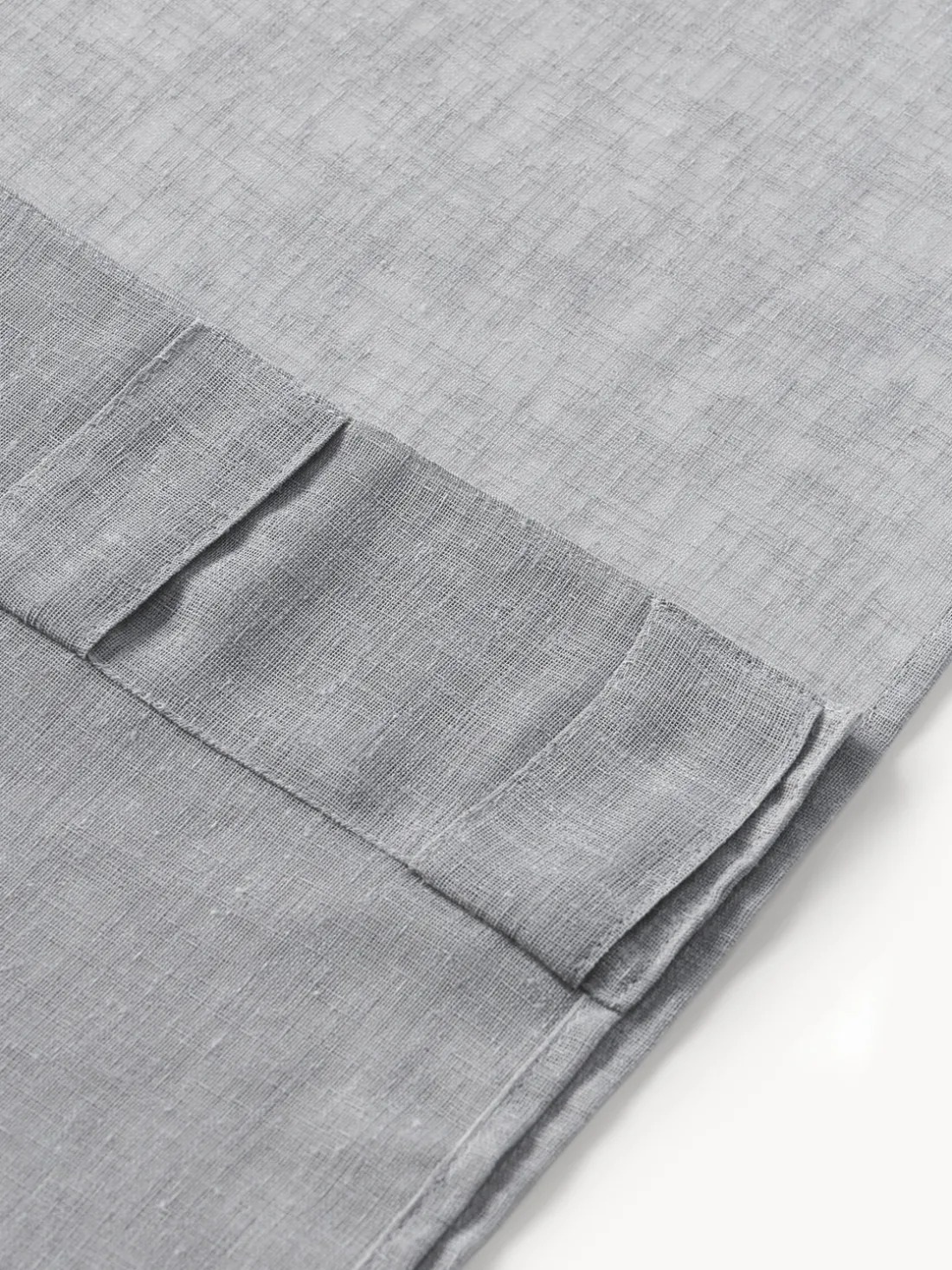 Cortinas semitransparente con cinta de lazo Gardine Ibiza, 2 uds.